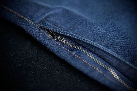 ICON MH1000 Denim Women's Riding Trousers Blue