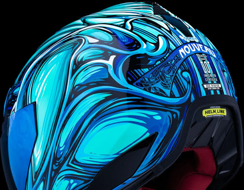 ICON Domain Nouveau Full Face Helmet Blue