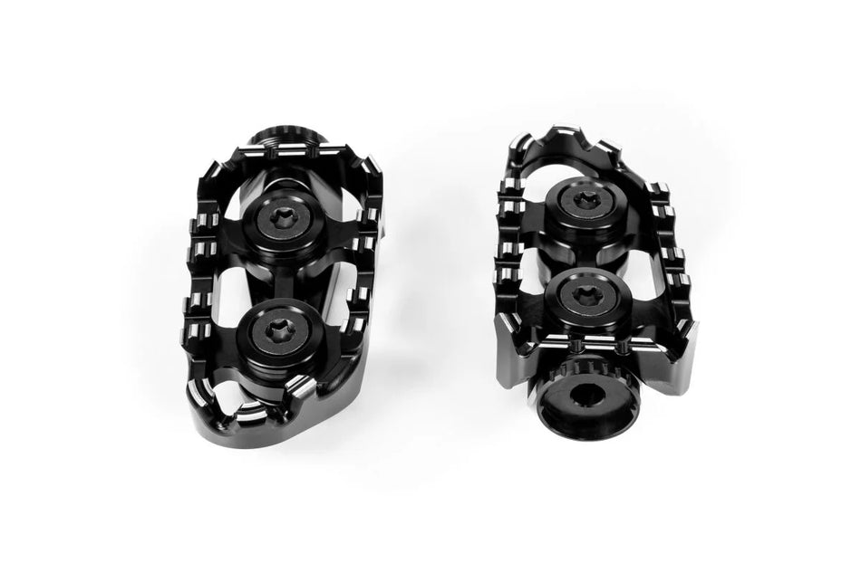 Gilles Tooling Tech-X Enduro Rider Footpegs Black (RGK-950-UF35-SET-B)