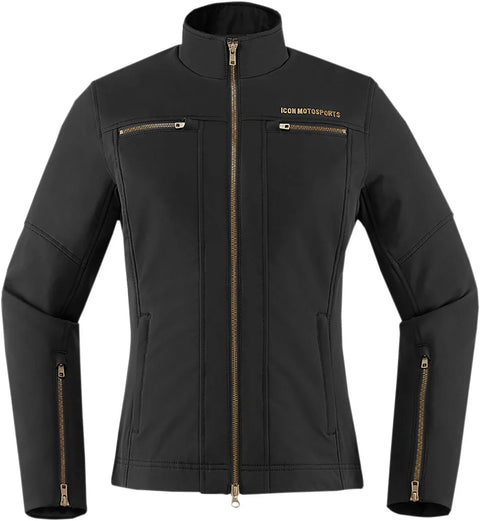 ICON Hella2 Women's Textile Jacket Black