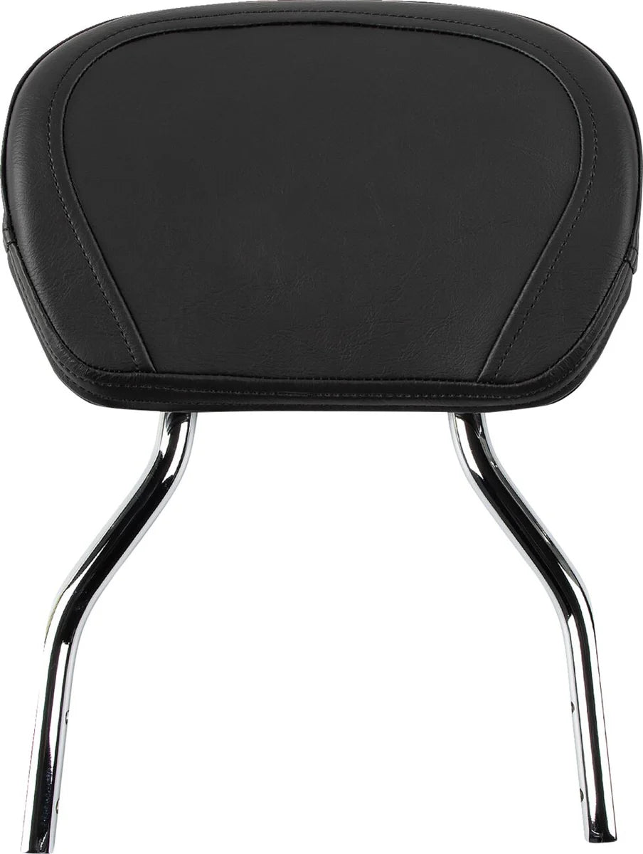 Cobra Short Round Sissy Bar Chrome with Pad (02-8745)