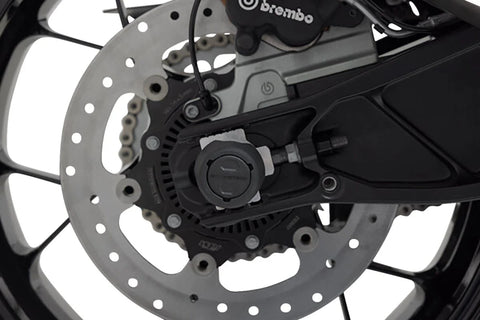 SW-Motech Rear Axle Slider Set Black KTM 1050/1090/1190 ADV, 1290 SADV