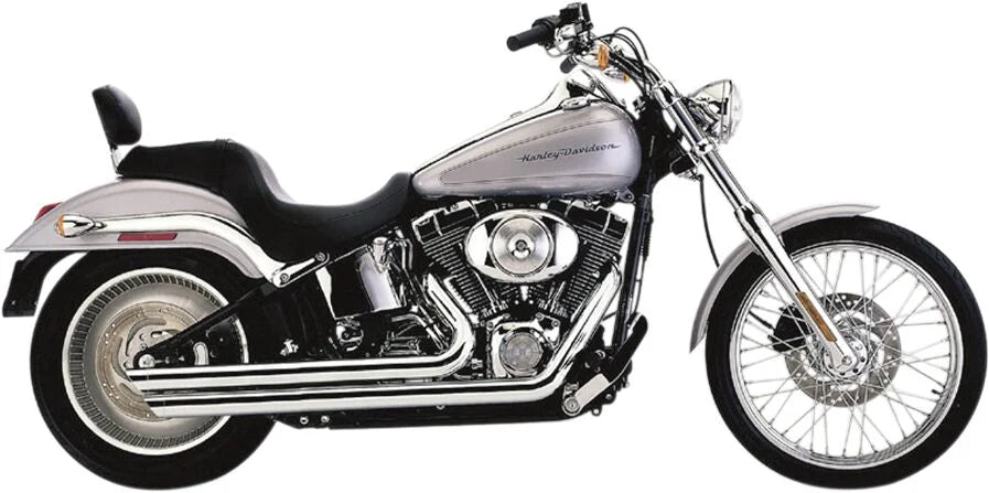 Cobra Speedster Slash Down Exhaust Chrome with PowerPort (6852)