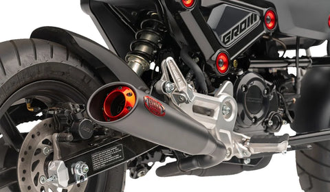 Cobra Slip-on Muffler Black with Red Tip