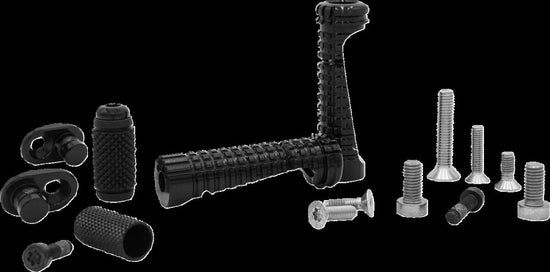 Gilles Tooling Rearset Spare Parts Kit Black (SP-04-KIT-B)