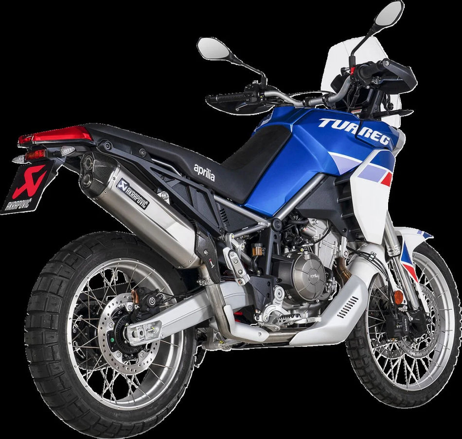 Akrapovic Slip-on Line Muffler Titanium Aprilia Rally / Tuareg