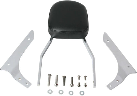 Cobra Tall Square Sissy Bar Chrome with Pad (02-5118)