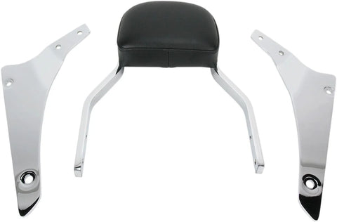 Cobra Mini Square Sissy Bar Chrome with Pad (02-4660)