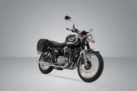 SW-Motech Legend Gear LC2 Side Bag System Black Edition — Kawasaki W 800 / Street