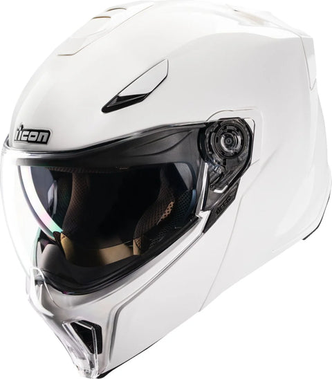 ICON Threshold Modular Helmet Gloss White