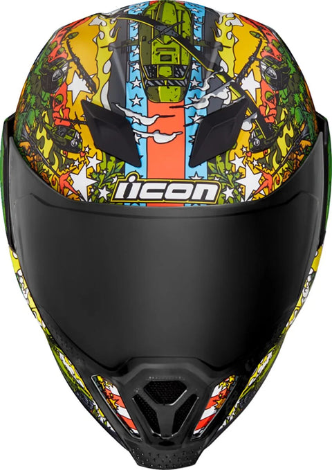 ICON Airflite GP23 Helmet Green