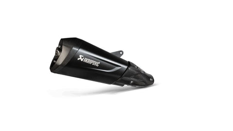Akrapovic Slip-on Line Muffler Black Stainless Steel Carbon End Cap Vespa (S-VE3SO10-HZDFBL)