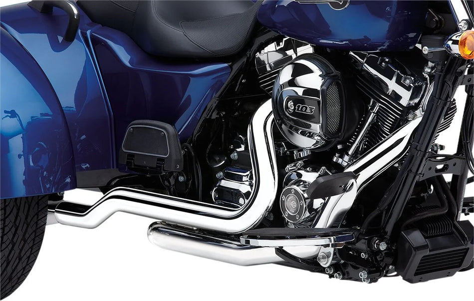 Cobra PowerPort Trike Dual Headpipes Chrome