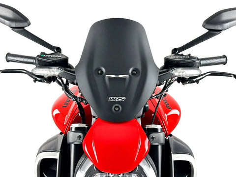 WRS Touring Windscreen Matt Black (DU029NO)