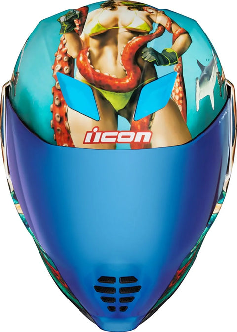 ICON Airflite Pleasuredome4 Helmet Blue