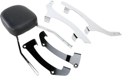 Cobra Standard Square Sissy Bar Chrome with Pad (02-5136)