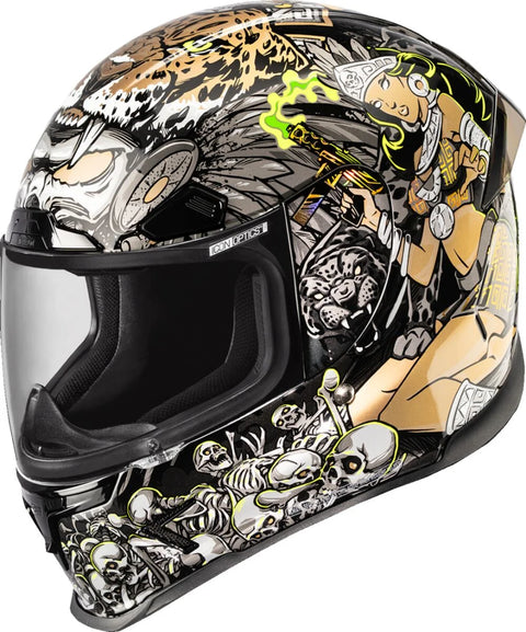 ICON Airframe Pro Aztec Nine Helmet Gold