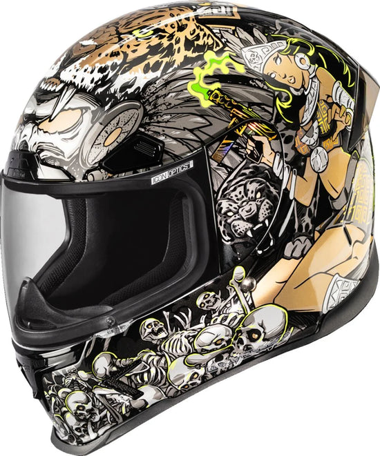 ICON Airframe Pro Aztec Nine Helmet Gold