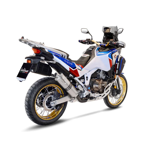 LeoVince LV One EVO Stainless Steel Slip-on Muffler Ece Honda Africa Twin