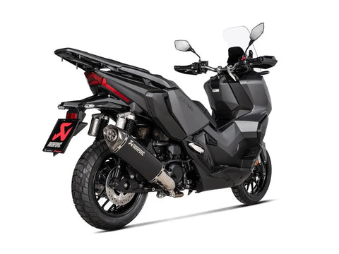 Akrapovic Slip-on Line Muffler Black Stainless Steel Carbon End Cap Honda ADV / Forza