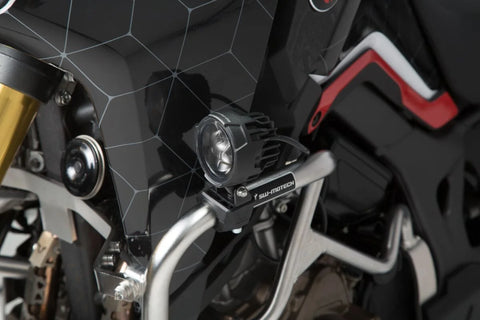 SW-Motech Crash Bar Clamps For Lights Black
