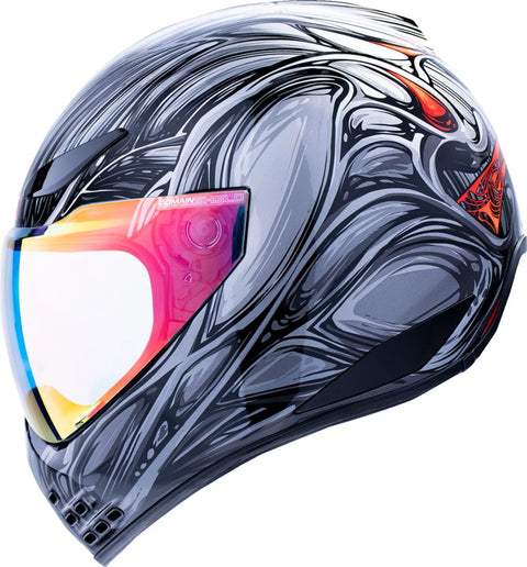 ICON Domain Nouveau Full Face Helmet Silver