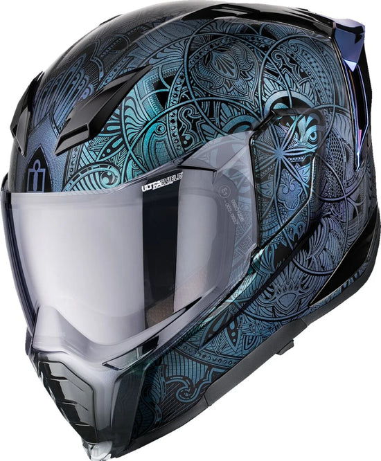 ICON Ultraflite Opal Mandala MIPS Full Face Helmet Blue