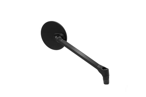 Gilles Tooling MOON Round Motorcycle Mirror Right Matt Black (M04-04-R-BD)