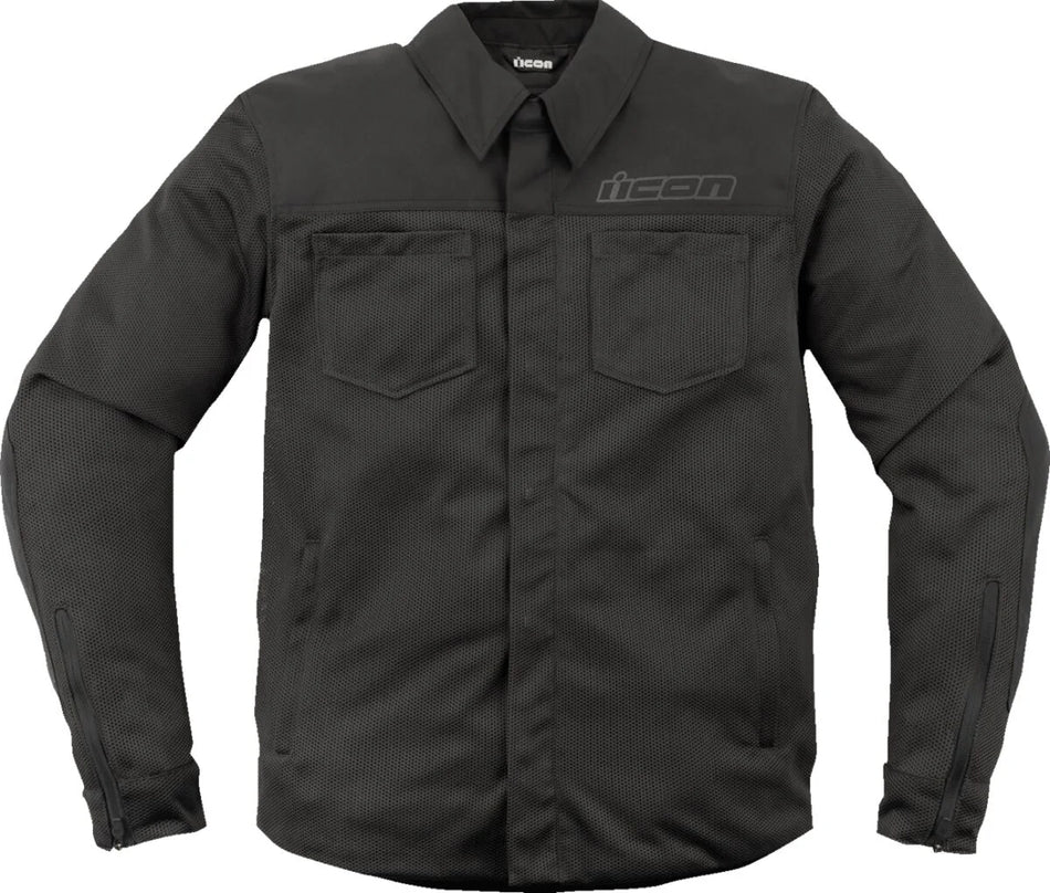 ICON Upstate Mesh CE Textile Jacket Black