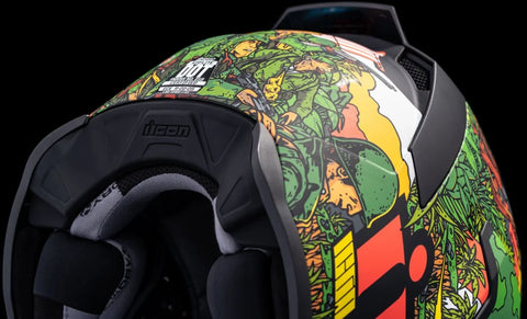ICON Airflite GP23 Helmet Green