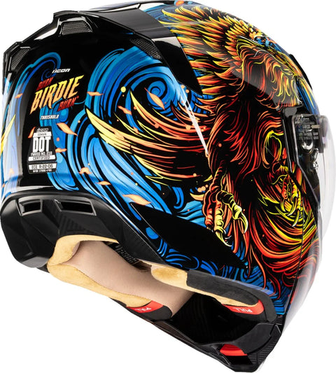ICON Threshold Burn Birdie Burn Modular Helmet Blue