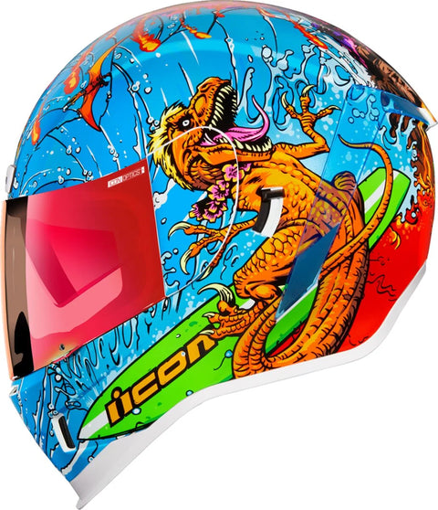 ICON Airform Dino Fury Helmet Blue