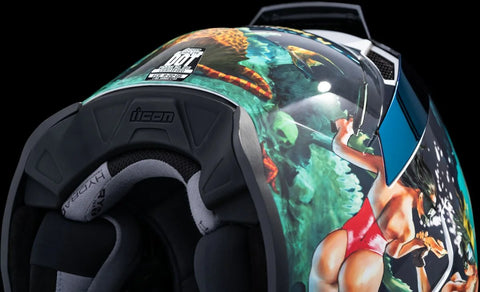 ICON Airflite Pleasuredome4 Helmet Blue