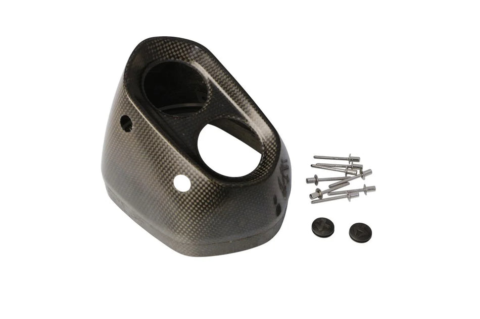 Akrapovic End Cap Set Carbon Black Universal (V-EC148)