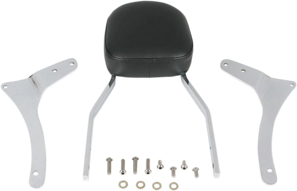 Cobra Tall Square Sissy Bar Chrome with Pad (02-5250)