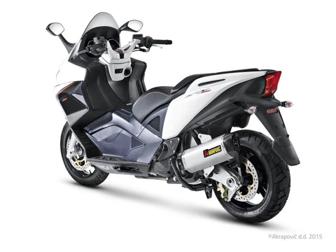 Akrapovic Slip-on Line Muffler Stainless Steel Carbon End Cap Aprilia & Gilera
