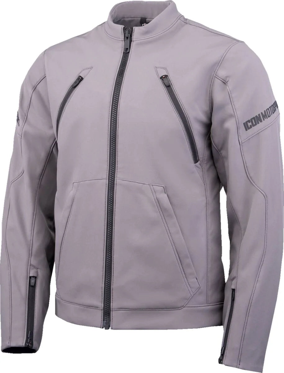 ICON Merc3 Textile Jacket Grey