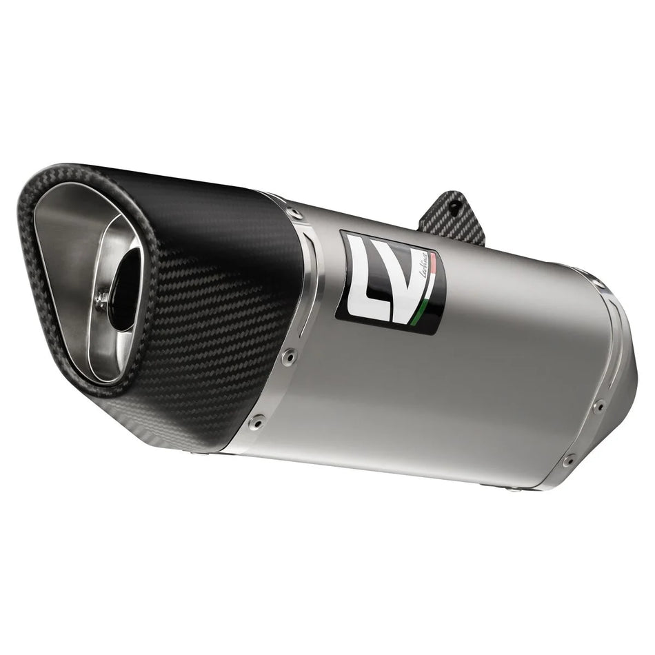 LeoVince LV-14R Stainless Steel Slip-on Muffler Ece Kawasaki (15607)