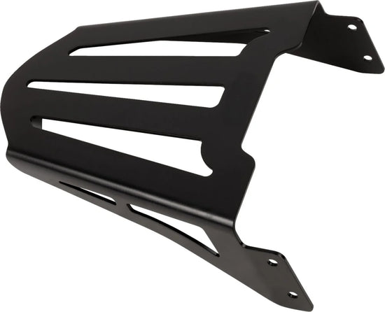 Cobra Laser Cut Sissy Bar Luggage Rack Black
