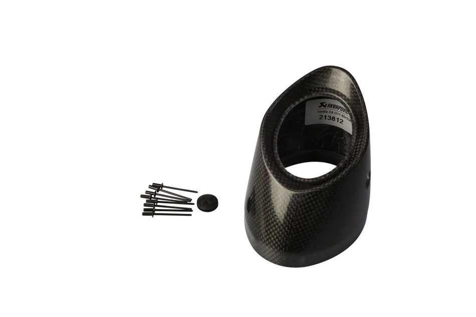 Akrapovic End Cap Set Carbon Black Vespa (V-EC179)
