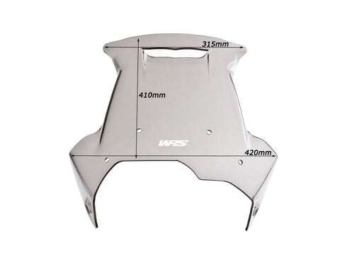 WRS Touring Motorcycle Windscreen Smoked (BM016F)