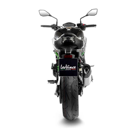 LeoVince LV-14R Stainless Steel Slip-on Muffler Ece Kawasaki (15603)