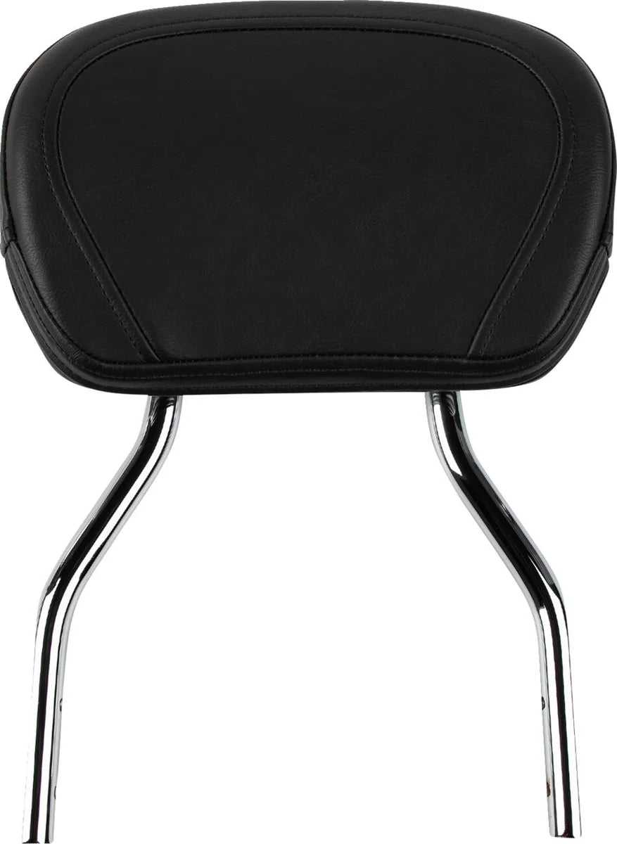 Cobra Short Round Sissy Bar Chrome with Pad (02-8701)