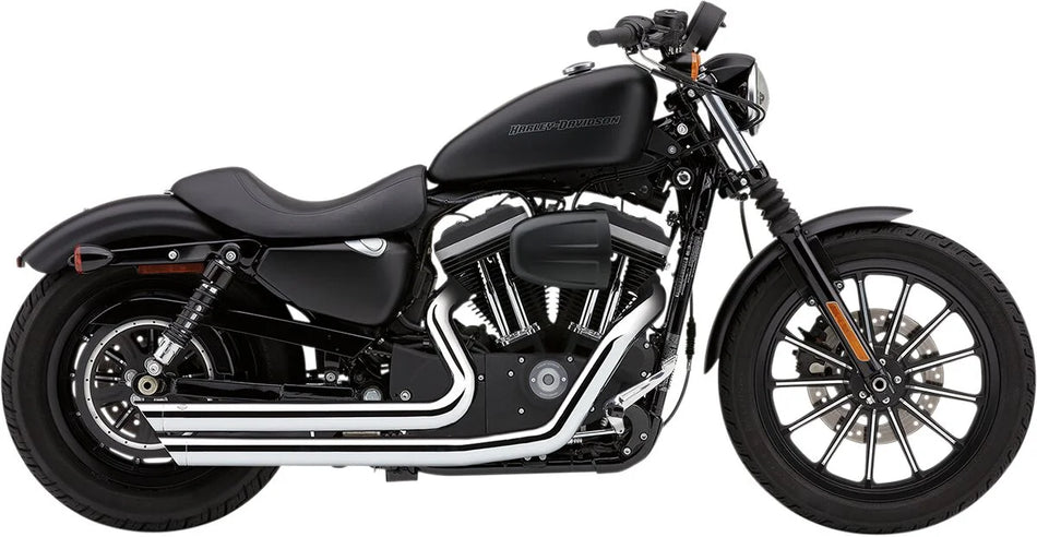 Cobra Speedster Slash Down Exhaust Chrome with PowerPort (6882)