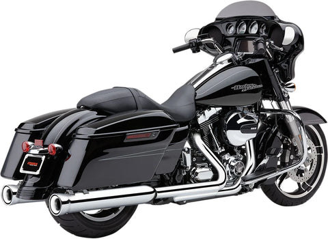 Cobra 4-1/2" Tapered Slip-on Neighbor Hater Mufflers Chrome
