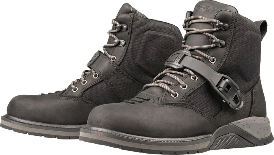 ICON SD6 Waterproof CE Boots Black
