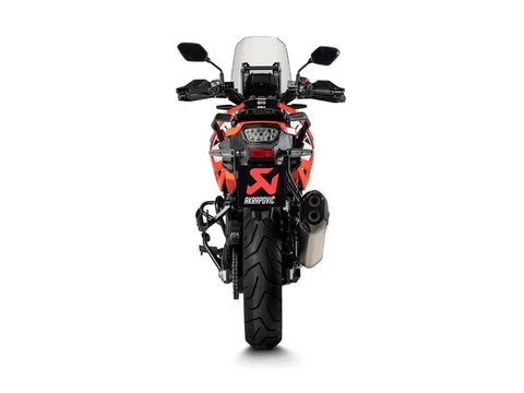 Akrapovic Slip-on Line Muffler Titanium Carbon End Cap Suzuki V-Strom (S-S10SO18-HAFT)