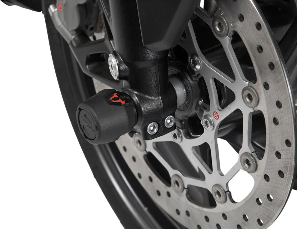 SW-Motech Front Axle Slider Set Black Kawasaki Z900