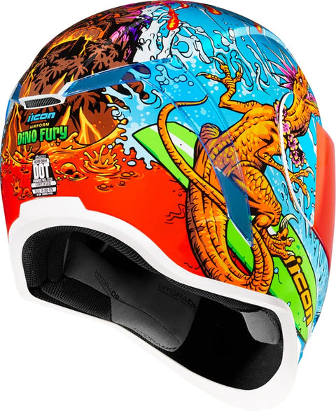 ICON Airform Dino Fury Helmet Blue