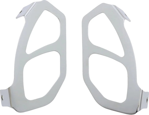 Cobra Saddlebag Supports Chrome (02-6136)